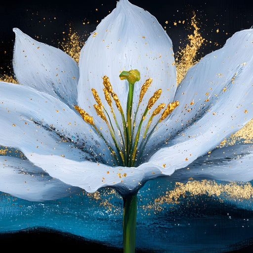 Luminous Blossom Horizon Canvas Print