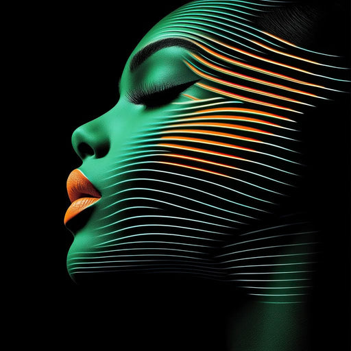 Chromaface - TooplesArt Canvas Print