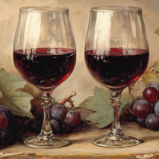 Wine Lovers Vineyard Charm Canvas Print