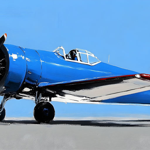 Aviation Elegance Soaring Skies Canvas Print