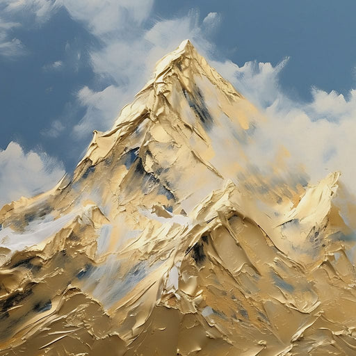 Golden Summit Rising Light Canvas Print