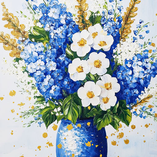 Blooming Harmony Bouquet Canvas Print