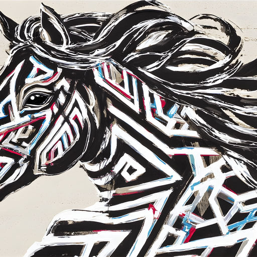 Equine Kaleidoscope Journey - Alicia Smith Canvas Print