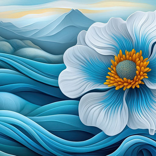 Petals of the Sea Breeze - TooplesArt Canvas Print