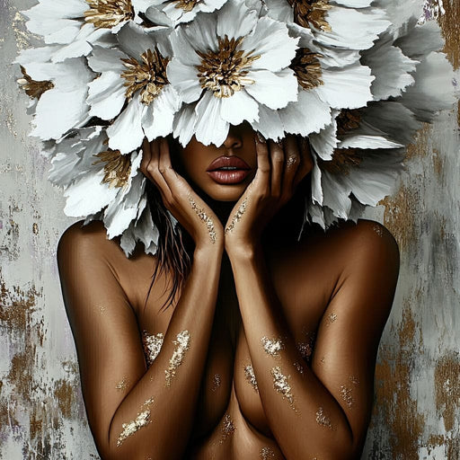 Floral Embrace of Divinity - Cole Williams Canvas Print