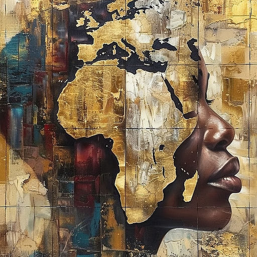 Golden Silhouette Reverie - Sakeem Gibbs Canvas Print