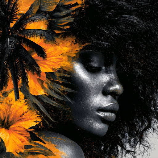 Golden Tropics Restless Soul Canvas Print