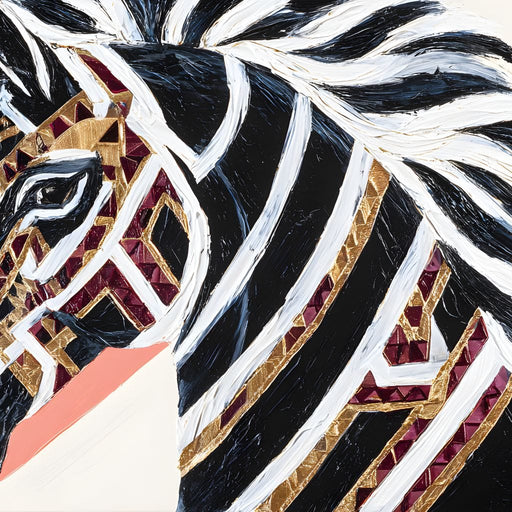 Majestic Mosaic Stripes - Alicia Smith Canvas Print