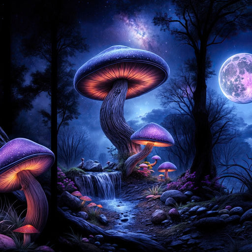 Magical Forrest - Tooples Art Canvas Print