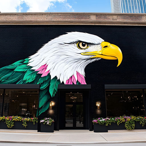 Street Art - Eagle Canvas Print