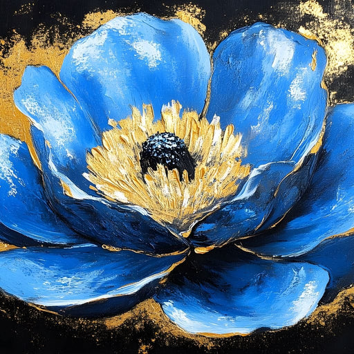 Golden Petal Euphoria Canvas Print