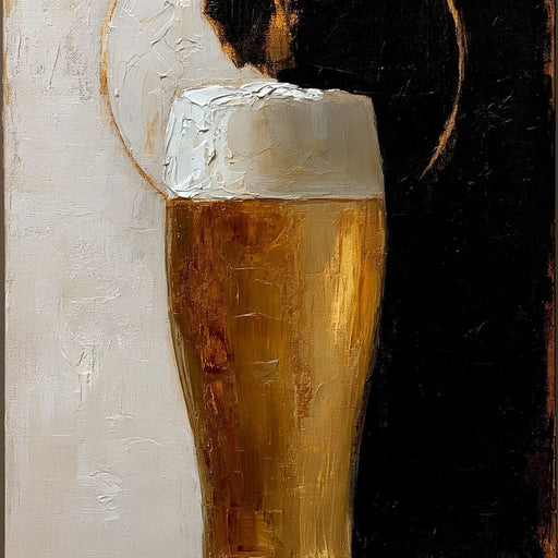 Golden Beer Against the Divide Canvas Print