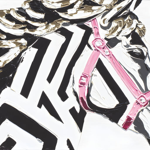 Zebra Stripes Lush Contrast - Alicia Smith Canvas Print