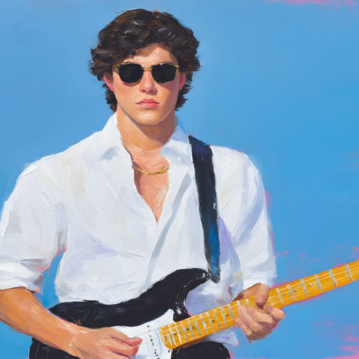 Sunlit Six String Daydream Canvas Print