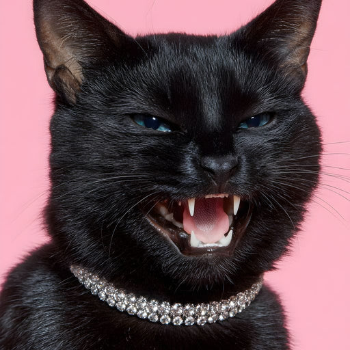 Fierce Feline Elegance Glam Canvas Print