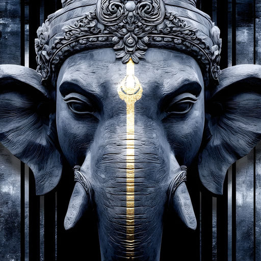 Majestic Ganesha Reverie Canvas Print