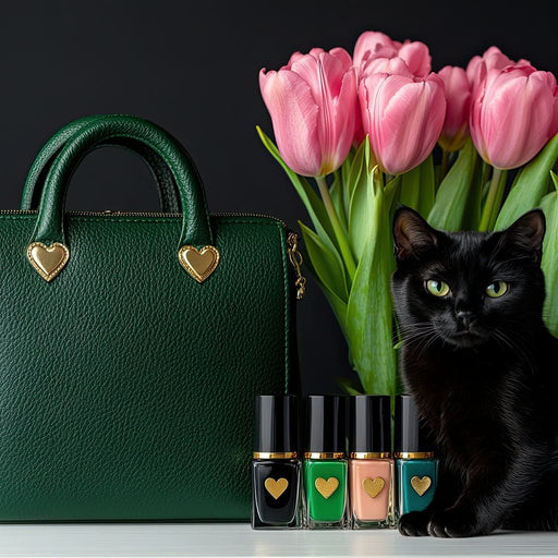 Emerald Elegance Ensemble Canvas Print