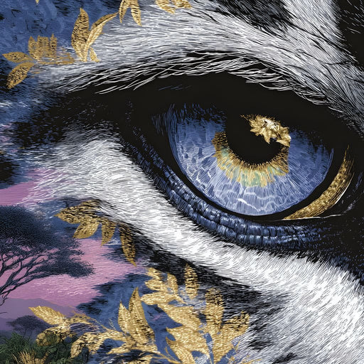 Golden Savannah Panther Vision Canvas Print