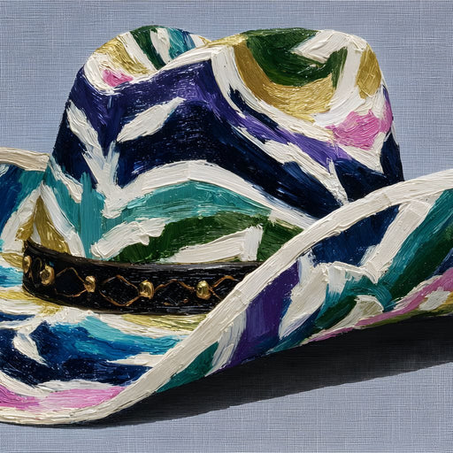 Colorful Cowboy Hat Canvas Print