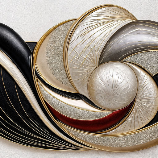 The Jewelled Snail Of Ivory Deco - TooplesArt Canvas Print