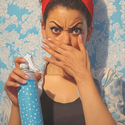 Bathroom Spray Panic Canvas Print