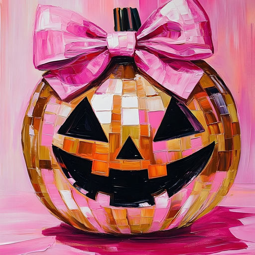 Disco Pumpkin Canvas Print