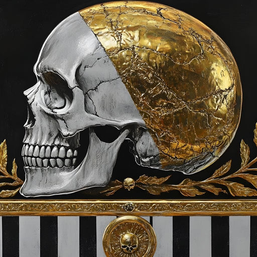 Golden Echoes of Time Canvas Print