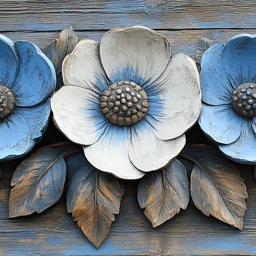 Rustic Bloom Harmony Canvas Print