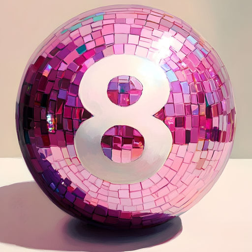 Disco 8 Ball Canvas Print