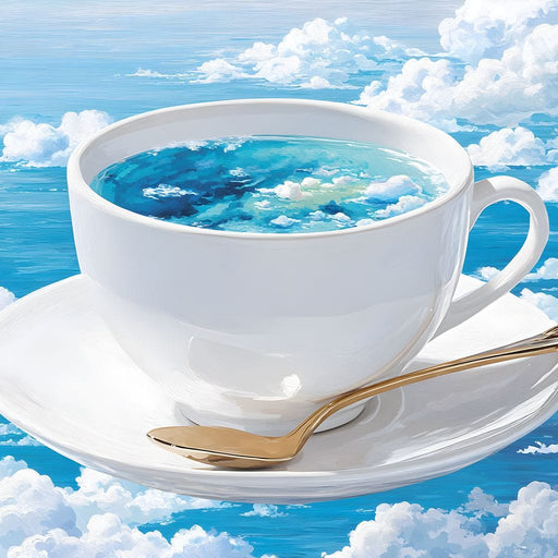 Cup of Clouds Sky Dream Canvas Print