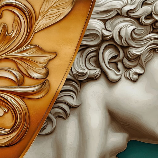Gilded Renaissance Vision - Wildrose Creations Canvas Print