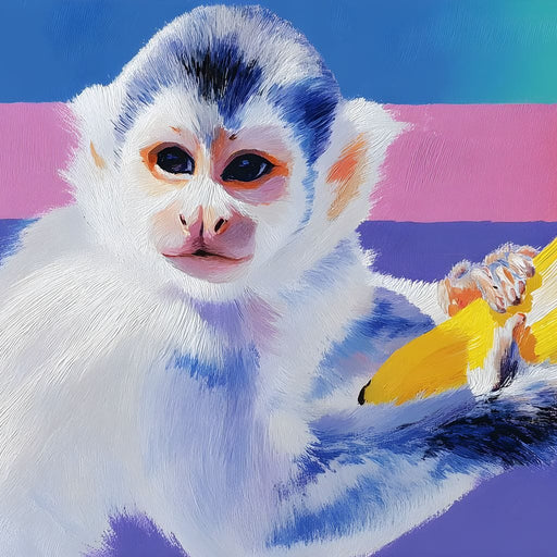 Playful Primate Delight Canvas Print
