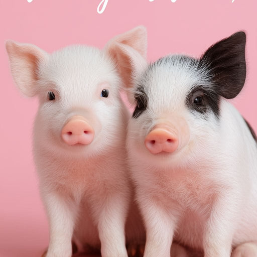 Take Your Time Piglet Pals Canvas Print