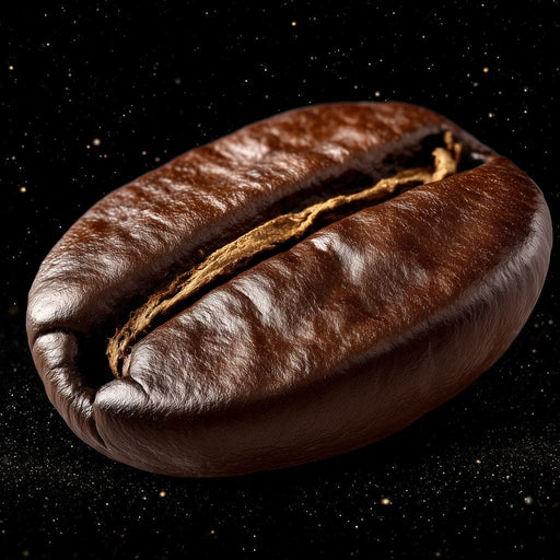 Cosmic Coffee Bean Orbit Canvas Print