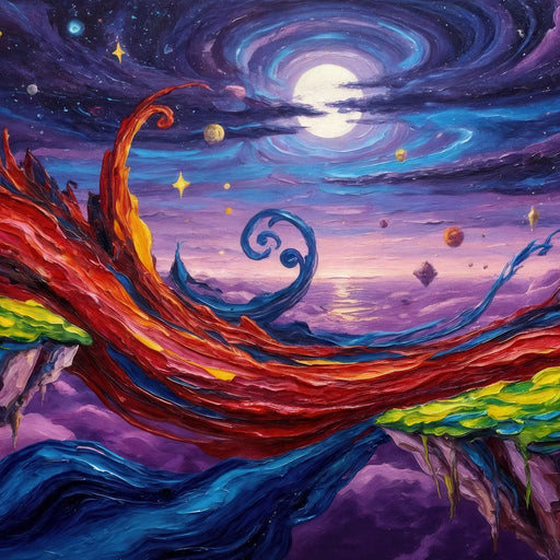 Waves of the Astral Dawn - TooplesArt Canvas Print