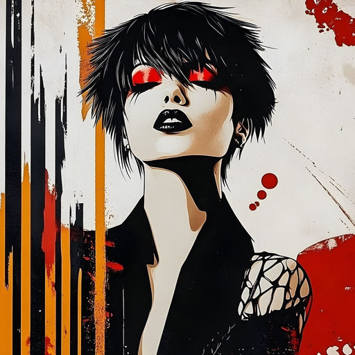 Fierce Visionary Portrait Canvas Print