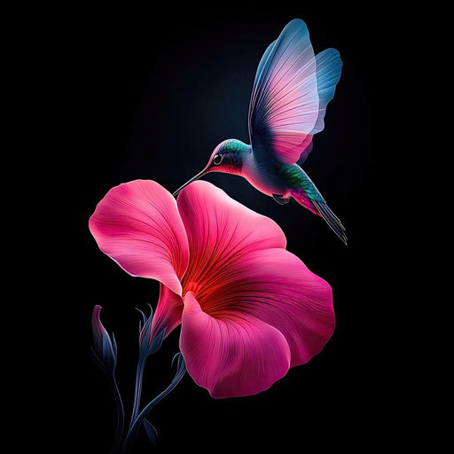 Whispers of the Hummingbird - TooplesArt Canvas Print