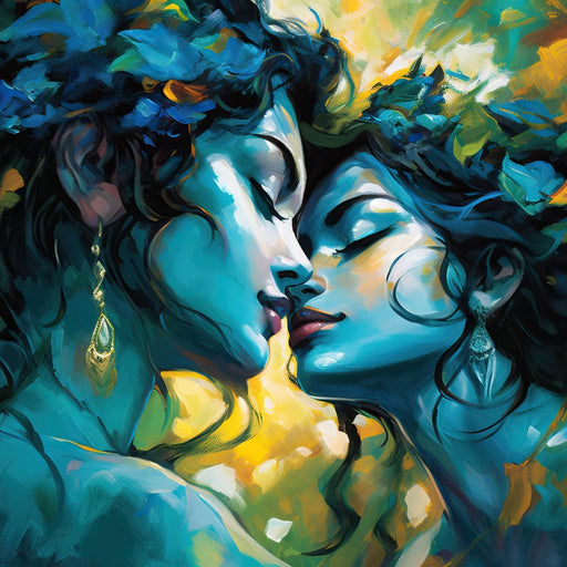 Ethereal Reverie of Unity Canvas Print