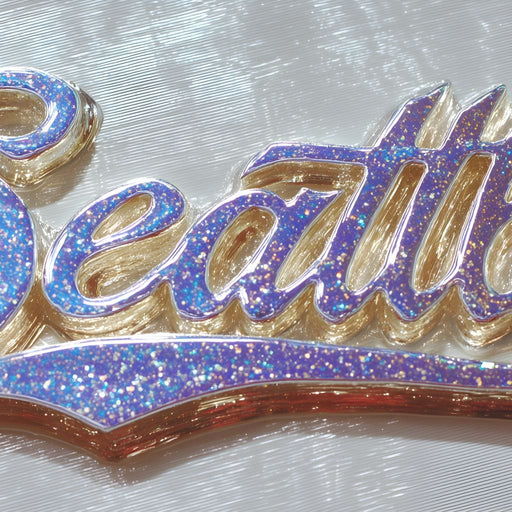 Glittering Seattle Dreams Canvas Print