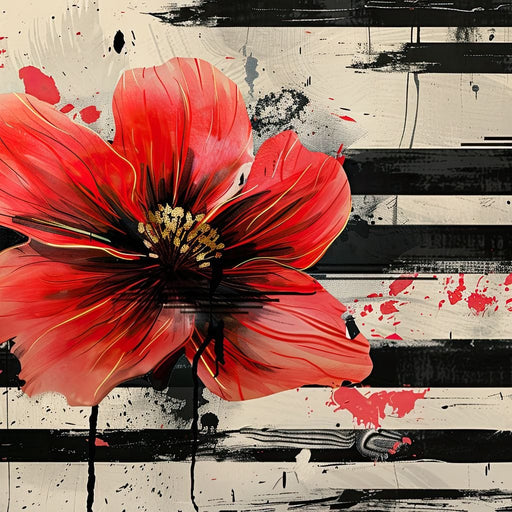 Bloom of Contrasts Canvas Print