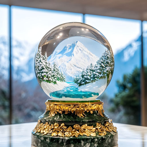 Winter Wonderland Globe Enchantment Canvas Print