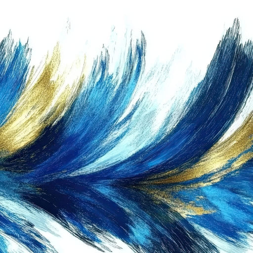 Blue Waves of Tranquility Canvas Print