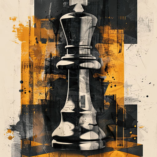 King of Abstract Warfare Canvas Print