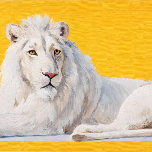 Majestic Sentinel Lion Canvas Print