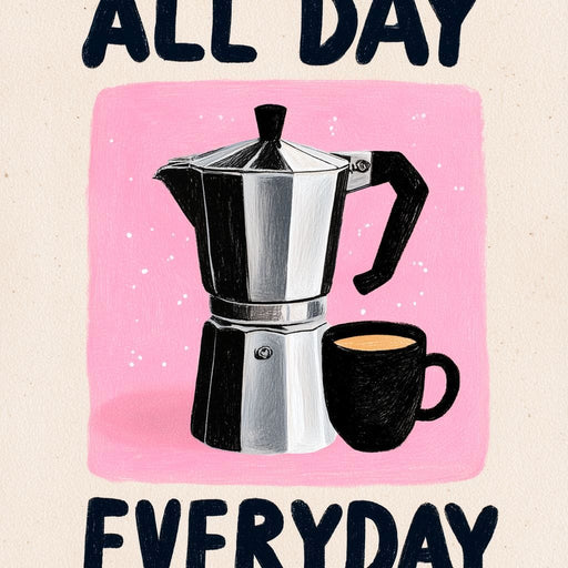 All Day Coffee Ritual Canvas Print