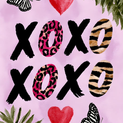 Wild Safari Love XOXO Paradise Canvas Print