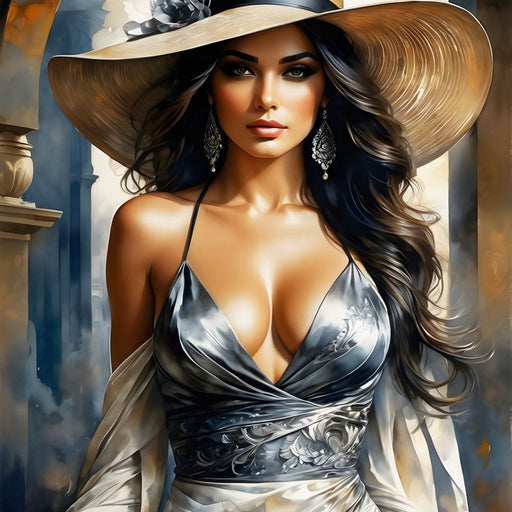 Female Portrait 285 - Johanjjf Canvas Print