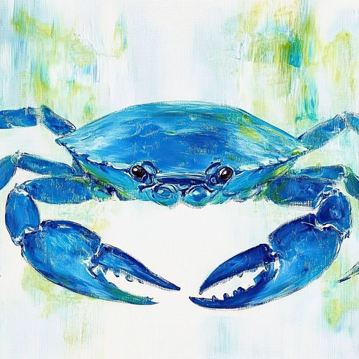 Crab Coastal Journey Canvas Print