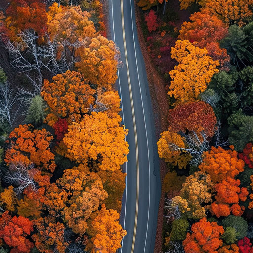 Autumn Road Trip Canvas Print