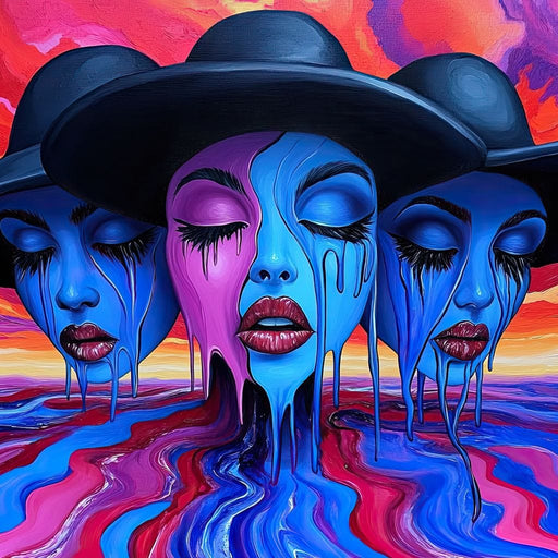 Dissolving Souls, The Art of Letting Go - TooplesArt Canvas Print